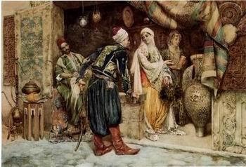 unknow artist Arab or Arabic people and life. Orientalism oil paintings 117 oil painting image